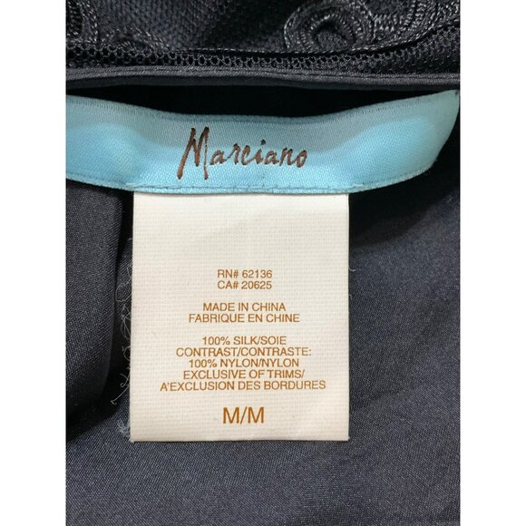 VTG Babydoll Y2K Fairy Goth Grunge Guess By Marciano Silk Halter Lace Top MED - Picture 3 of 5